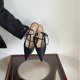 thumbnail image 5 of 2024 Primavera Nueva Hebilla de Cinturón Boca Baja Zapatos Individuales Tacones Delgados Puntiagudos para Mujer Sandalias de Tacón Alto Casuales Retro Tacón de Gato, 5 of 5