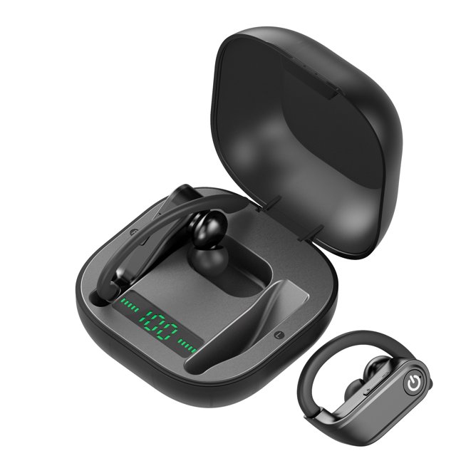 Auriculares inalámbricos Bluetooth TWS Mini auriculares deportivos con gancho para la oreja con sonido estéreo resistente al agua