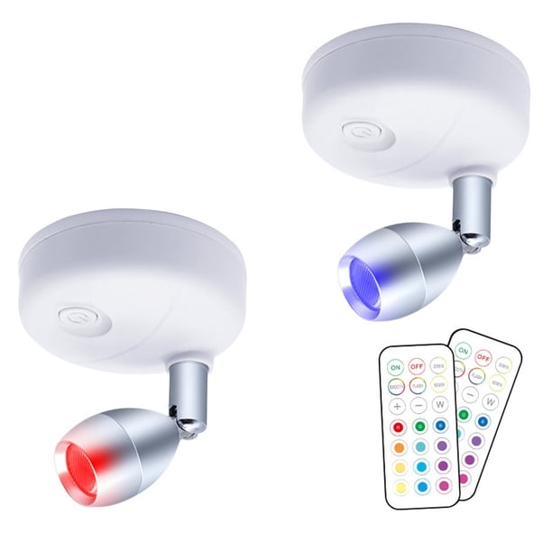 Disco Interior LED 2 Piezas Control Remoto Regulable