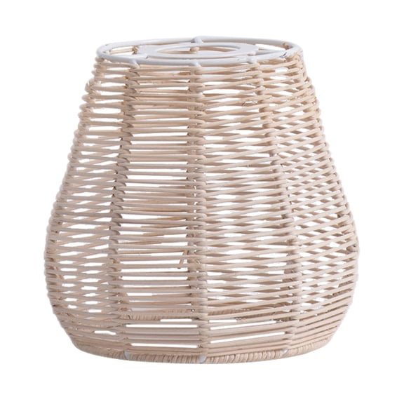 Weiweiguan Chandelier Lampshade Replacement Rattan Woven Lampshade for Kitchen Bar Restaurant