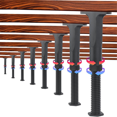 thumbnail image 2 of 8 Pcs Adjustable Bed Support Legs 5.9 to 11 Inches Bed Frame Support Legs for Bed Slats Bed Legs Replacement Bed Frame,8 * Adjustable Bed Support Legs 1 set * screws,Black, 2 of 9