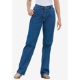 thumbnail image 2 of Woman Within Plus Size Petite Perfect Cotton Back Elastic Denim Jean, 2 of 6