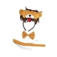 thumbnail image 1 of Conjunto de disfraz de león para niños con aro para el pelo, disfraz de animal para fiesta de Halloween, cosplay para Café Marrón, 1 of 9
