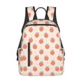 thumbnail image 1 of Balery Orange Peach Mochila ligera para hombre y mujer: duradera e impermeable, ideal para la escuela, el trabajo, viajes y uso diario., 1 of 7