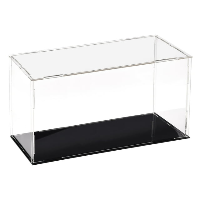 Unique Bargains Acrylic Clear Display Case Box Dustproof Protection Showcase Cube Collectibles Show Box 30x10x15cm