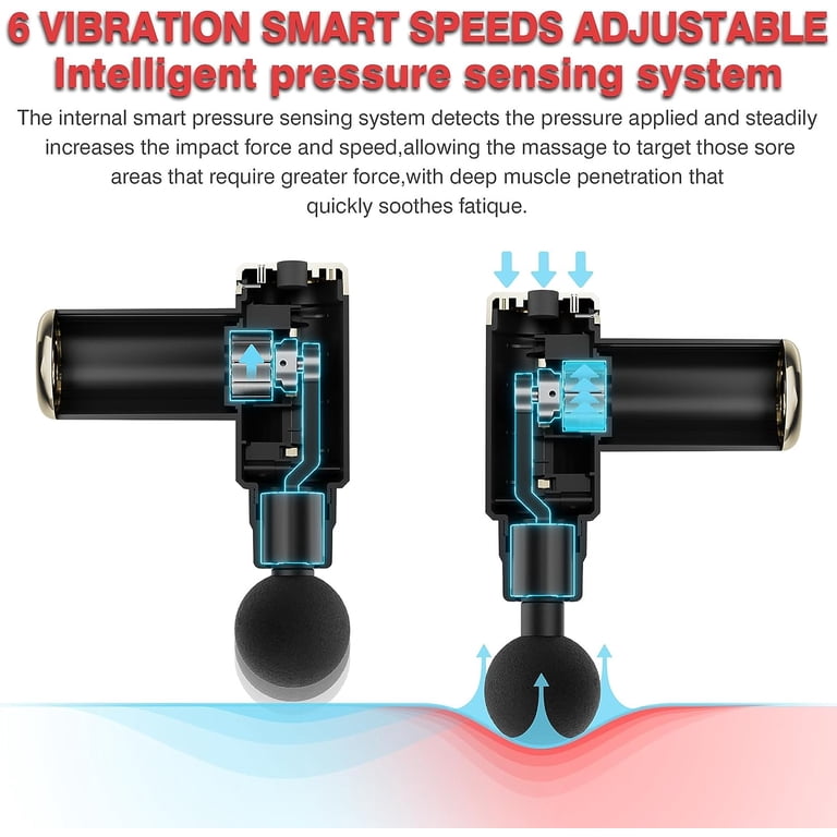 Cotsoco Mini Massage Gun, Cordless Deep Tissue Percussion Device