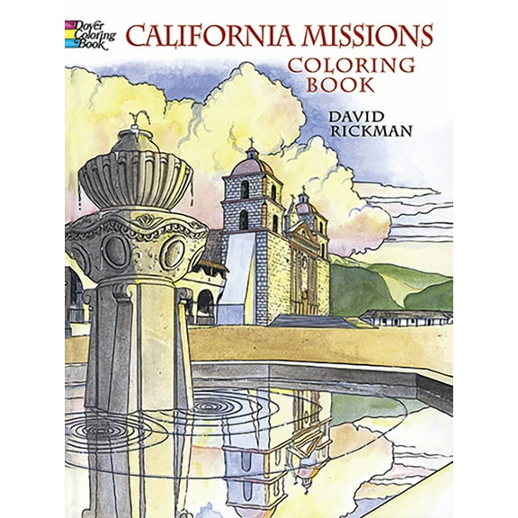 Dover American History Coloring Books California Missions Coloring Book, (Paperback)