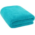 thumbnail image 5 of Cotton Paradise 100% Cotton 40"X80" Bath Sheet, Soft Absorbent Quick Dry Extra Large Bath Towels for Bathroom, Aqua Blue, 5 of 8