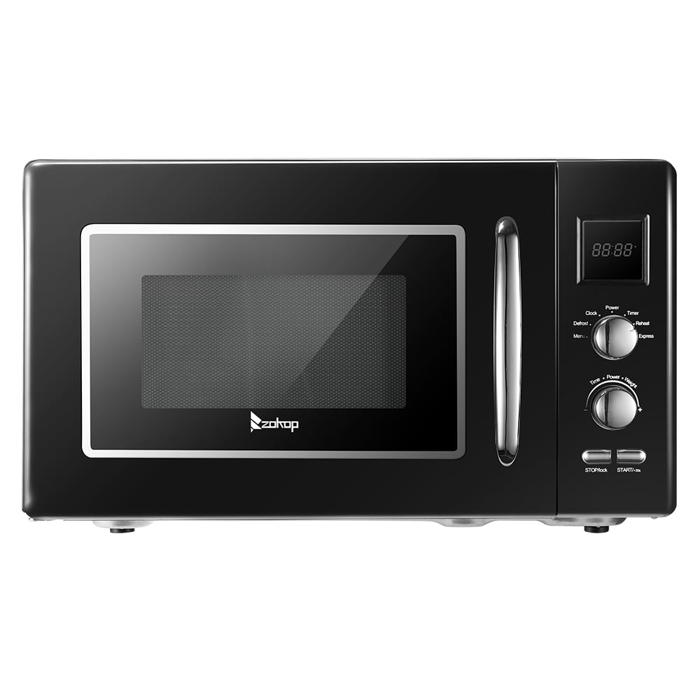 ZOKOP B25UXP45A90 / Black 23L / 0.9cuft Retro Microwave With Display