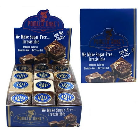 (Price/Case)Pamela Anne s Wrapped Assorted Sugar-Free Fudge 24/2oz 599862
