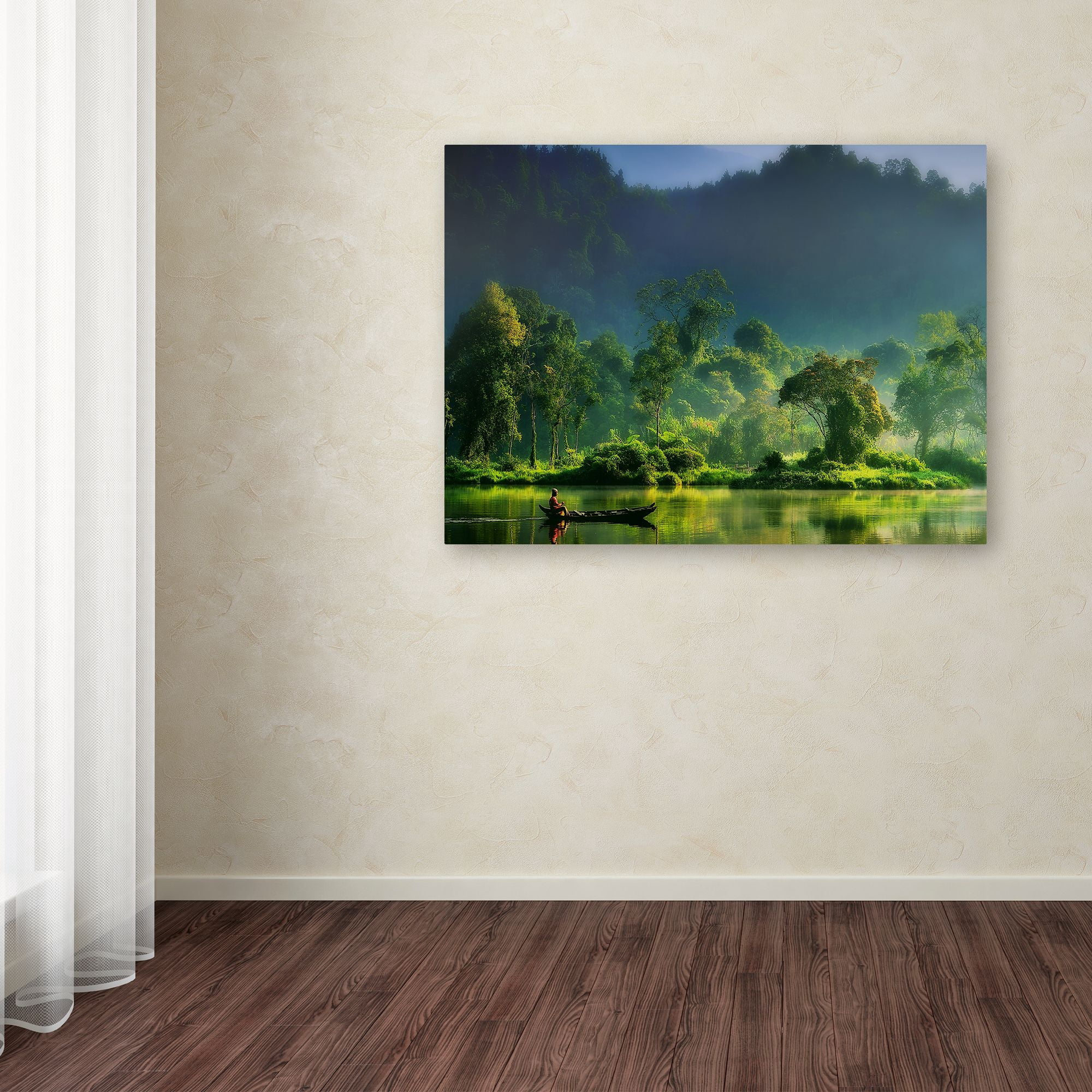 Trademark Fine Art 'Painting Of Nature' Canvas Art by Hardibudi