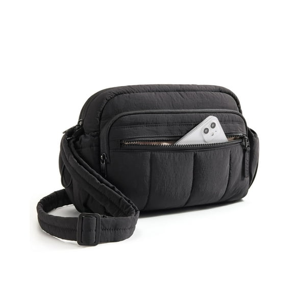 Bandolera BAGSMART Antirrobo para mujer, color negro