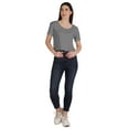 thumbnail image 2 of Inkmeso Regular Street Style Crop Top Scoop Neck Tee For Womens Cotton Tshirt, 2 of 7