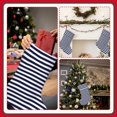 thumbnail image 7 of Goofa Navy Blue And White Stripes for Christmas Stockings, 18inch Xmas Hanging Stocking Decorations for Christmas Party Family Decor, 7 of 7