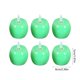 thumbnail image 3 of 6 Velas Led Verdes Sin Llama con Forma de Manzana | Funcionan con Pilas | Velas Eléctricas Simuladas para Decoración de Halloween y Navidad | 5 X 6 Cm | 480 G, 3 of 6