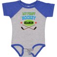 thumbnail image 3 of Inktastic My First Hockey Season Boys or Girls Baby Bodysuit, 3 of 5
