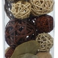 thumbnail image 5 of DecMode Multi Colored 6" Handmade Dried Plant Orbs & Vase Filler with Varying Designs (2 Count), 5 of 9