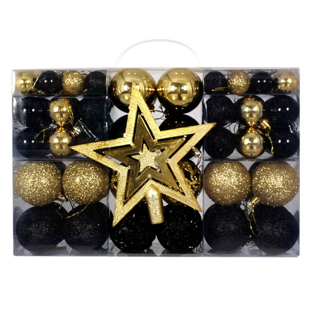 Fiudx Adornos Navideños, Plástico Irresistibles, Decoración Multicolor para El Árbol, Bolas Grandes, Ideal para Fiestas En Hoteles, Regal Familiaridad, Diseño Festivo.
