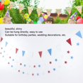 thumbnail image 2 of Pennant Banners Shiny Pennant Triangular Flag Star Flag Banners for Weddings Birthday Party Gender Reveal Decorations, 2 of 8