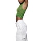 thumbnail image 5 of TRKIYQC Camiseta sin mangas corta de verano verde para mujer, camiseta corta sin mangas de punto de ganchillo abigarrada, chaleco de ombligo delgado informal TRKIYQC  moda, 5 of 10