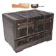 thumbnail image 4 of Joyero retro de estilo chino clásico, caja de madera para guardar joyas con espejo, decoración para el hogar, 4 of 10