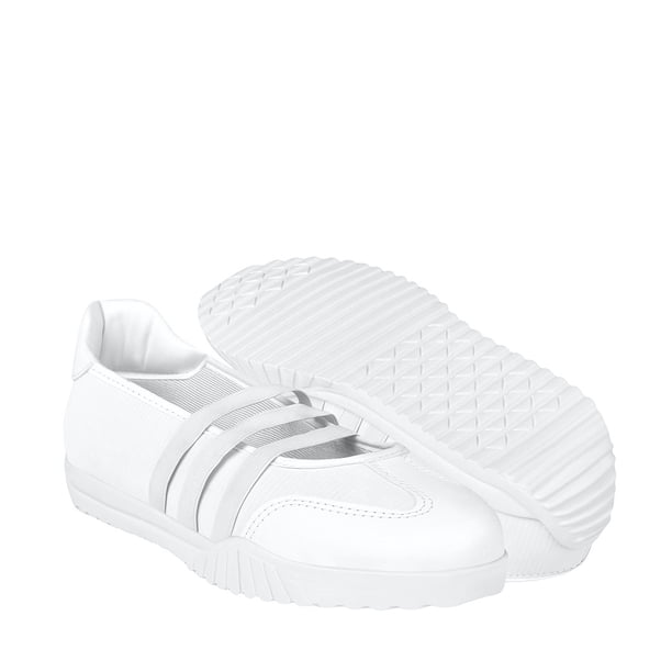 TENIS CASUALES STYLO MUJER 9747 SIMIPIEL BLANCO