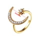thumbnail image 5 of Anillo de luna para mujer, accesorios de joyería de boda de compromiso, regalo para mujeres y niñas Wmkox8yi  sjalhkljlk1661, 5 of 5