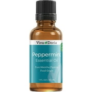 Viva Doria 100% Pure Northwest Peppermint Essential Oil, Undiluted, Food Grade, , 30 mL (1 fl oz)