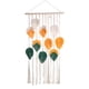 thumbnail image 1 of Tapiz de pared de plumas de estilo bohemio Chic, hojas tejidas hechas a mano para dormitorio, sala de estar, apartamento, decoración de porche Shuxiu Wang  9024715001160, 1 of 4