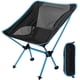 thumbnail image 1 of Silla de camping plegable portátil Silla de pesca compacta ultraligera con bolsa de transporte para senderismo, barbacoa, picnic, playa, exterior, carga máxima 150 kg, 1 of 5