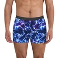 thumbnail image 1 of Balery Blue Lightning1 Calzoncillos bóxer para hombre, ropa interior de algodón suave y transpirable con cinturilla de nailon-XX-Large, 1 of 5