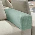 thumbnail image 4 of Couch Arm Covers Furniture Protector Washable Armchair Slipcovers (Green), 4 of 9