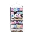 thumbnail image 3 of Soporte para ropa interior, almacenamiento colgante de doble cara, bolsa de almacenamiento para colgar, soporte para joyas, diseño fácil de usar, 3 of 8