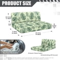 chaqlin Green Floral Leaf Pattern Full Set RV Seat Covers with Casual ...