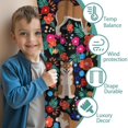 thumbnail image 3 of Blackout Kids Curtains,Shiba Inu Dog and Flower Floral Childrens Insulated Curtains Set Of 2,Bedroom Essentials,Toddler Room Decor 42x63in(106x160cm), 3 of 4