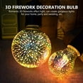 thumbnail image 3 of LINLIN 2 Pcs 3D Fireworks Decorative Light Bulb, E27 Base, 4W, AC85-220V, Shiny Decor for Home, Bedroom, Party, 3 of 8