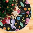 thumbnail image 5 of RYLABLUE Tapis de Support de Jupe de Sapin de Noël pour Décoration de Fête Intérieure Extérieure 48 Pouces, 5 of 5