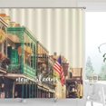 thumbnail image 6 of Bathroom Shower Curtains 72x72,New Orleans Cityscape City Building Scene Modern Bathroom Shower Curtain with Hooks Waterproof Polyester Fabric Shower Curtain Bathtubs Bathroom Decoration, 6 of 6
