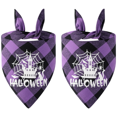 thumbnail image 1 of 2 Pack Halloween Dog Bandana Reversible Triangle Bibs Scarf Accessories, 1 of 5