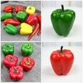 thumbnail image 4 of Kuyiluo 6 mini pimientos artificiales, verduras falsas, decoración de cocina y hogar, 4 of 7