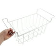 thumbnail image 4 of OULII Space Saving White Wire Freezer Basket with Sturdy Hanging Handles for Food Storage, 4 of 8