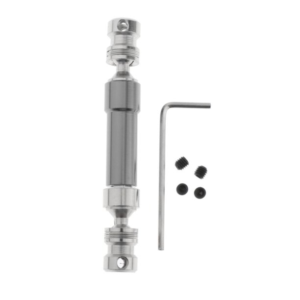 Eje de transmisión de coche RC, eje de transmisión de eje de transmisión trasera de metal duradero para 1/12 gris perfke Eje impulsor del automóvil RC