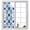 Blue, variant on Entwined Vine Window Privacy Film, Vintage Rustic Floral Yellow Blue Flower Green Leaf Frosted Glass Window Clings Static Cling UV Heat Blocking Reusable Door Sticker for Bathroom 17.7 x 39.3 Inch