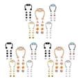 thumbnail image 2 of Guardoinrt Xiangbala Magnetic Fake Septum Nose Rings Hoop for Women Chic and Sophisticated Bright 5 Color 3Set, 2 of 6