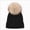 Black Cap, variant on Toddler Kids Beanie Solid Color Cute Knitting Hat with Pom-Pom for 3-8 Years Little Kids Winter Beanie Hat