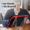 thumbnail image 3 of For iPhone 15 Pro Case Heavy Duty Protection With Built in Lens Screen Protector Rugged Stand 360 Full Body Military Grade Metal Bumper Phone Cases Men  15 Pro 6.1(Red, 15 Pro Case 6.1 2023), 3 of 14