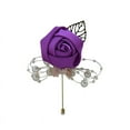 thumbnail image 2 of Broche de flores frescas para el pecho de los novios en forma de corazón, adecuado para bodas, Halloween, Navidad, 2 of 6