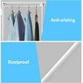 thumbnail image 5 of Garment Shoes Rack Simple Closet Metal Shelf Clothing Organizer with 4 Hooks and Lower Storage Space, White, 5 of 7