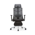 thumbnail image 3 of Silla Ergonómica de Oficina con Cabecera, Respaldo Reclinable y Soporte Lumbar Ajustable – EKE Life Home, 3 of 9