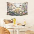 thumbnail image 5 of Tapestry Wall Hanging,Nature Floral Garden Tapestries for Dorm Living Room Bedroom Decor,Boho Wall Art,Sofa Cover,Photo Background, 80"x60", 5 of 8